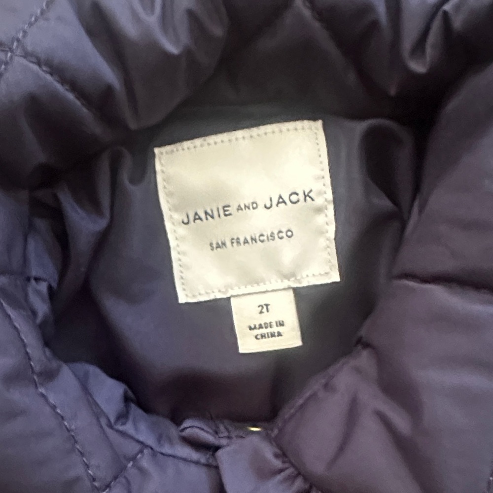 JANIE AND JACK The Quilted Ruffle Collar Jacket - Picture 5 of 8